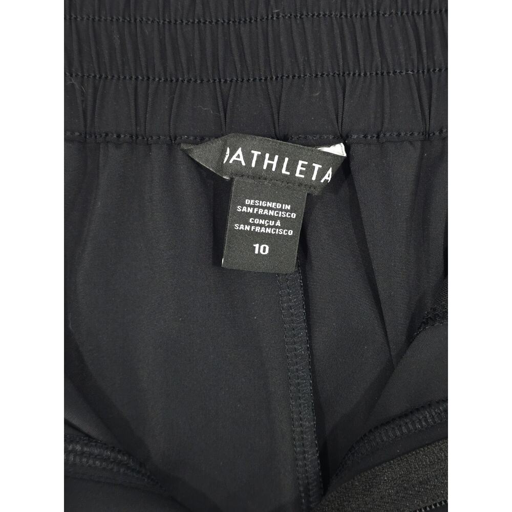 NWT Athleta Pinnacle High Rise Cargo Trouser Pants Black Size 10 Wide Leg 562507 - Picture 4 of 7
